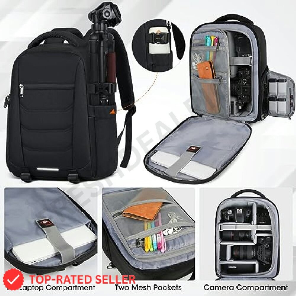 Professional Camera Backpack Waterproof Dslr Lapt… - image 3